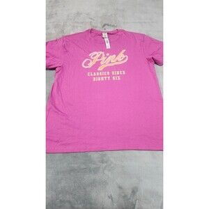 Victoria's Secret Small Pink 86 Campus Cotton Tee NWT